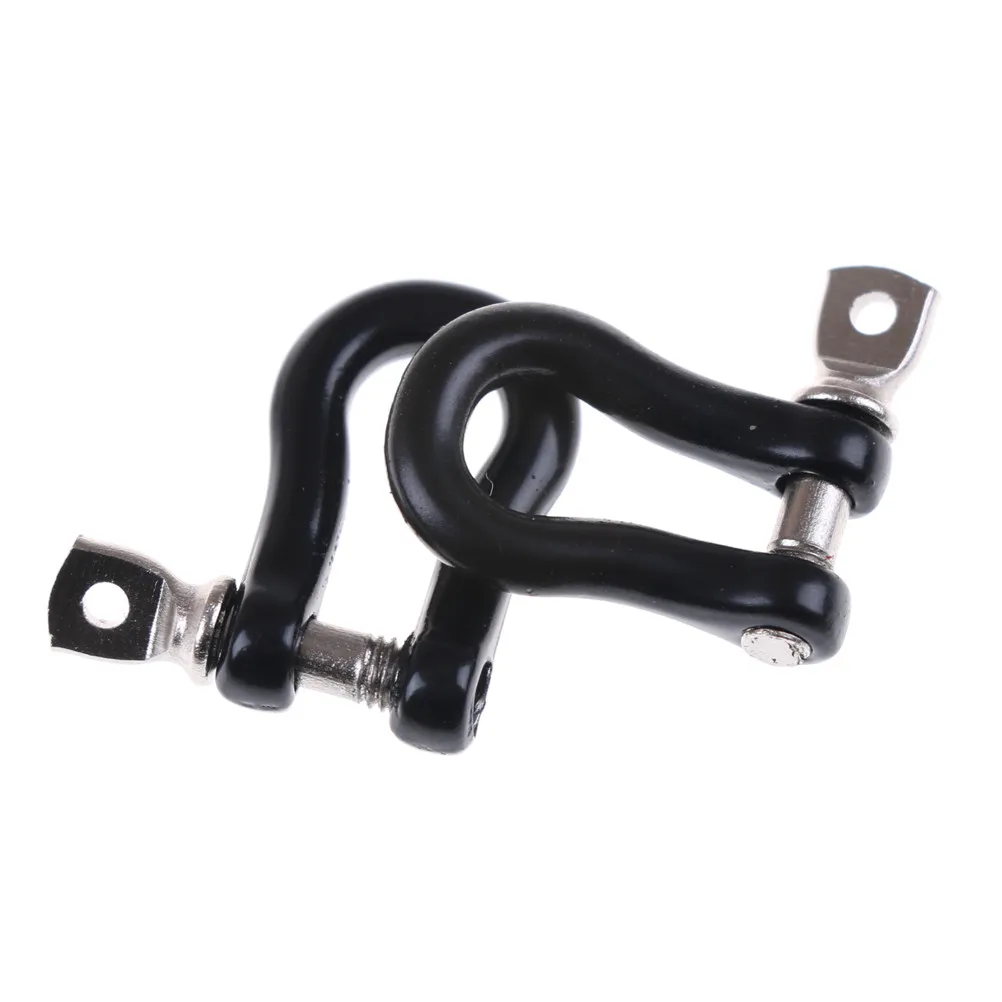 

2Pcs RC Car Upgrade Part 1/10 RC Trailer Hook Tow Chain Tow Shackle Bracket