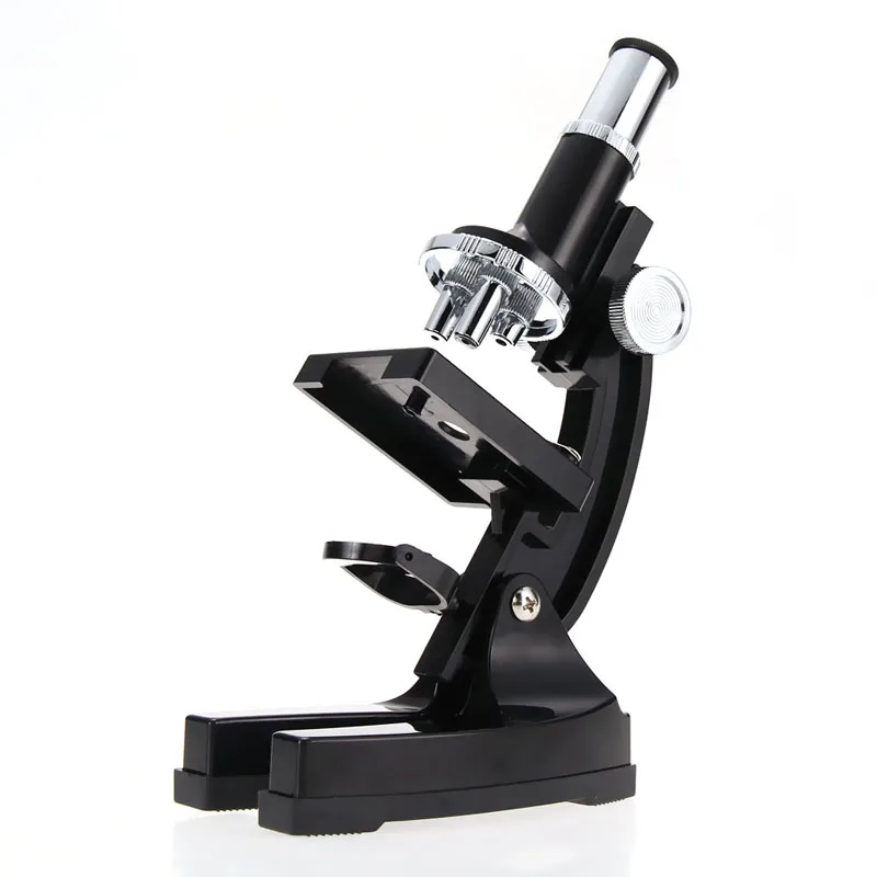 

Children Microscope Toys Practical Student Beginner Observing Biology Lab Microscope Kids Toy 100X 200X 450X Black/ Blue/ Red