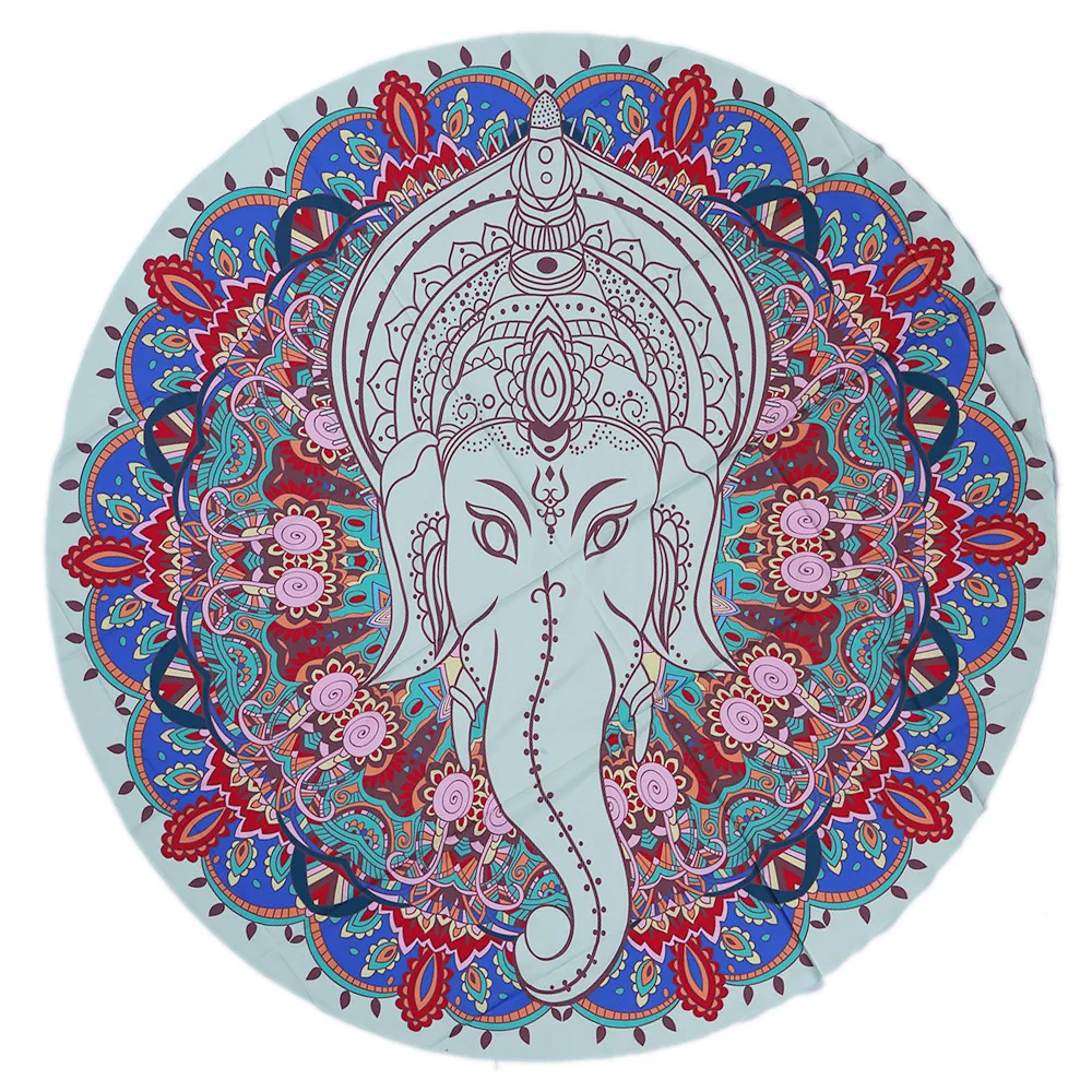 

CAMMITEVER Elephant Painting Hippie Mandala Tapestry Indian Bohemian Wall Hanging Art for Living Room Bedroom Dorm Home Decor