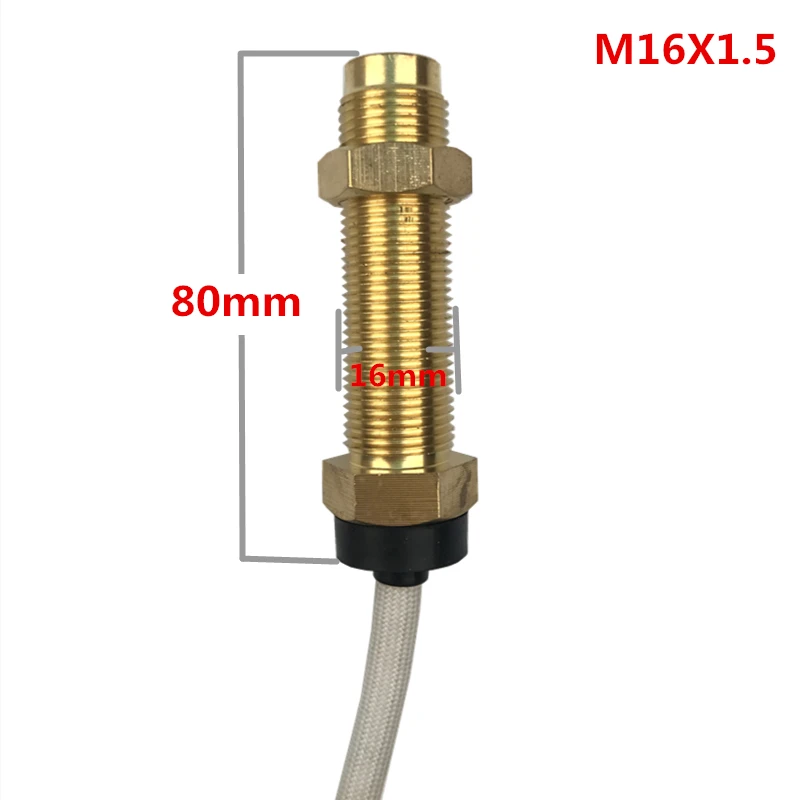 Магнитный тахоэлектрический Датчик Оборотов(M16X1.5)/(M18X1.5) для тахометра - Цвет: M16X1.5