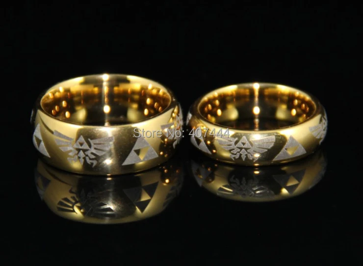 free shipping usa uk canada russia brazil hot sales 6mm 8mm golden dome mens comfort fit - Zelda Wedding Ring free shipping usa uk canada russia brazil hot sales 6mm 8mm golden dome mens comfort fit - Zelda Wedding Ring