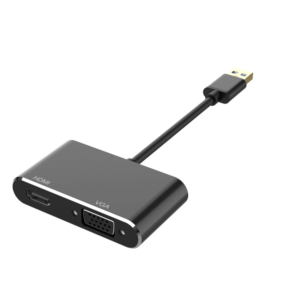 Maikou USB3.0 к адаптер HDMI VGA двойной выход, USB к VGA HDMI HD 1080 P конвертер Кабель