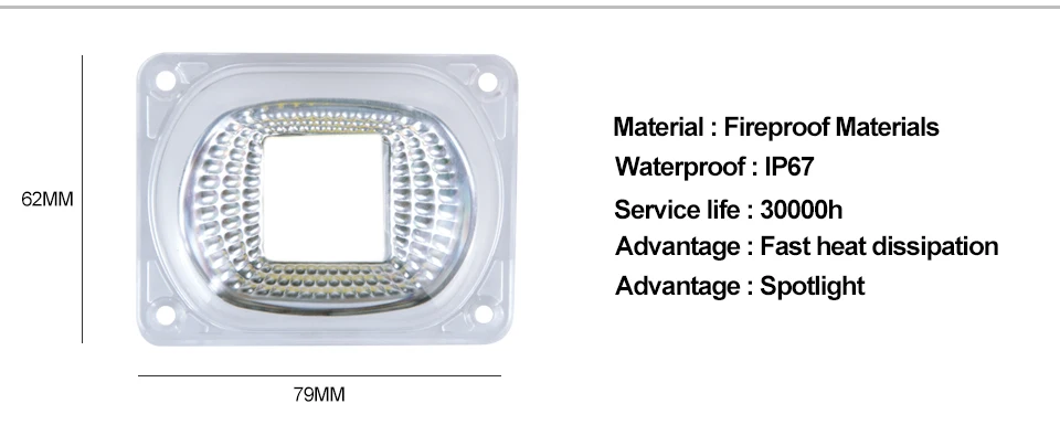 LED Phyto lamp grow light with lens reflector (2)
