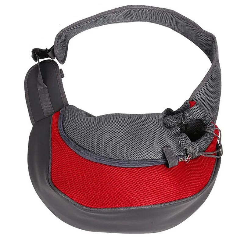 Pet Carrier Cat Puppy Small Animal Dog Carrier Sling Front Mesh Travel Tote Shoulder Bag Backpack Pet Silicone Bowl Optional SL