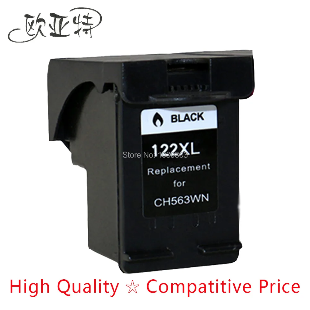 

1PK Compatible Remanufactured for HP 122 XL Black Ink Cartridges for HP Deskjet 1000 1050 2000 2050 3000 3050 3050A 3052A 3054A