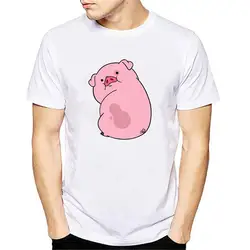 2019 новые милые свиньи футболки мужские с коротким рукавом летние топы Мужские Белые футболка Веселая футболки друзья подарки плюс размер с