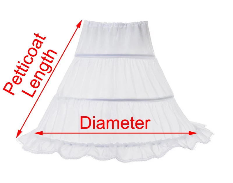 Белое длинное платье с цветочным узором для девочек, юбка-американка, для детей 2-3 лет, детское вечернее платье принцессы на свадьбу, юбка-пачка кринолин, подъюбник для девочек