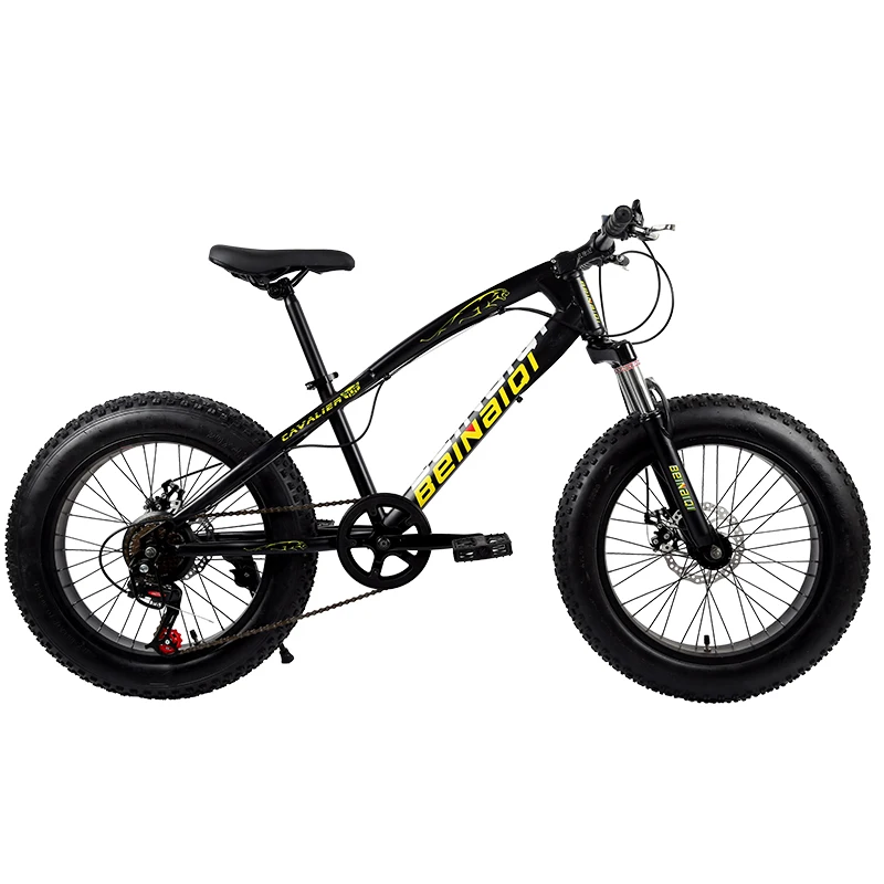 KUBEEN new arrival 7/21/24/27 speeds Disc brakes Fat bike 20 inch 20x4.0\ Fat Tire Snow Bicycle Oil spring fork