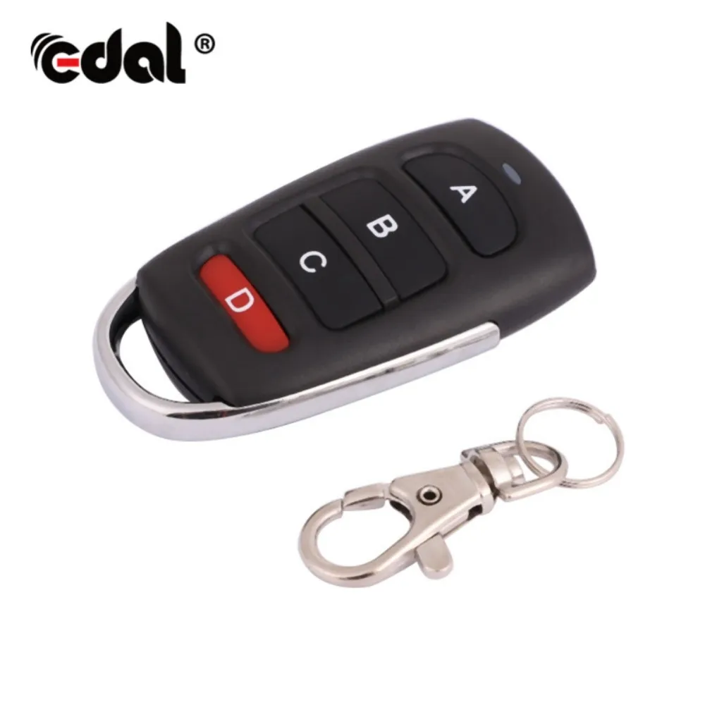 

2019 433MHz 4 buttons Remote Control touch switch Copying Transmitter Cloning duplicator Key Fob for Garage Door Opener