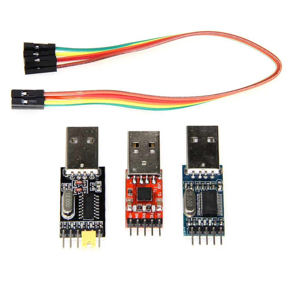 3 pzas/lote = 1 piezas PL2303 + CP2102 CH340 USB a ttl | Электроника