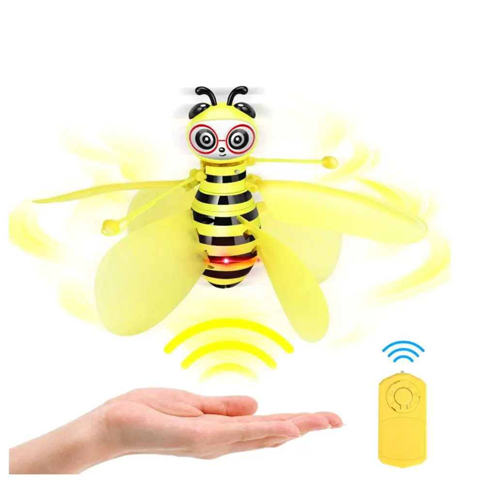 Маленький пчелиный Дрон, летательный аппарат с датчиком жестов, подвесные детские игрушки RC Birtday подарок оптовая торговля Быстрая
