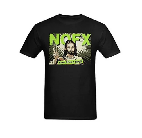 Funny Tee Shirt Hipster Summer Short O-Neck Fashion 2018 Findom Nofx Picture Design Shirts For Men | Мужская одежда