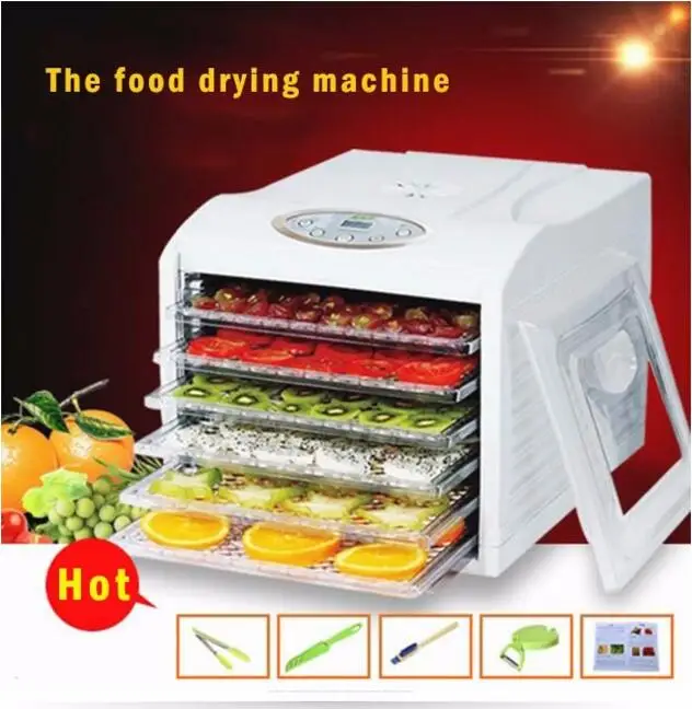 freeshipping 500w power AC220 240V 6 layers food dryer Electric Food