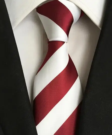 Новые Классические шелковые мужские галстуки на шею Галстуки 8 см клетчатые полосатые галстуки для мужчин деловые роскошные свадебные галстуки Gravatas - Цвет: LUD 33