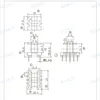 EE25  5+5pin transformer bobbin PC40 ferrite core vertical ► Photo 2/6