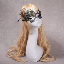 Вечерние маски маскарадная кружевная маска женщина-кошка довольно Забавный Хэллоуин вырез аксессуары для выпускного креативный глаз маска подарок падение H1812