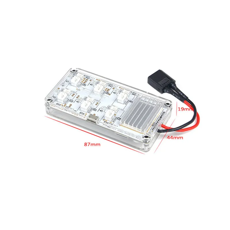 LDARC 1S Six-way Charger for Eachine E010 E010C JJRC H36 Inductrix Tiny Whoop KINGKONG 4.2V 4.35V High Voltage Lipo Battery      (9)