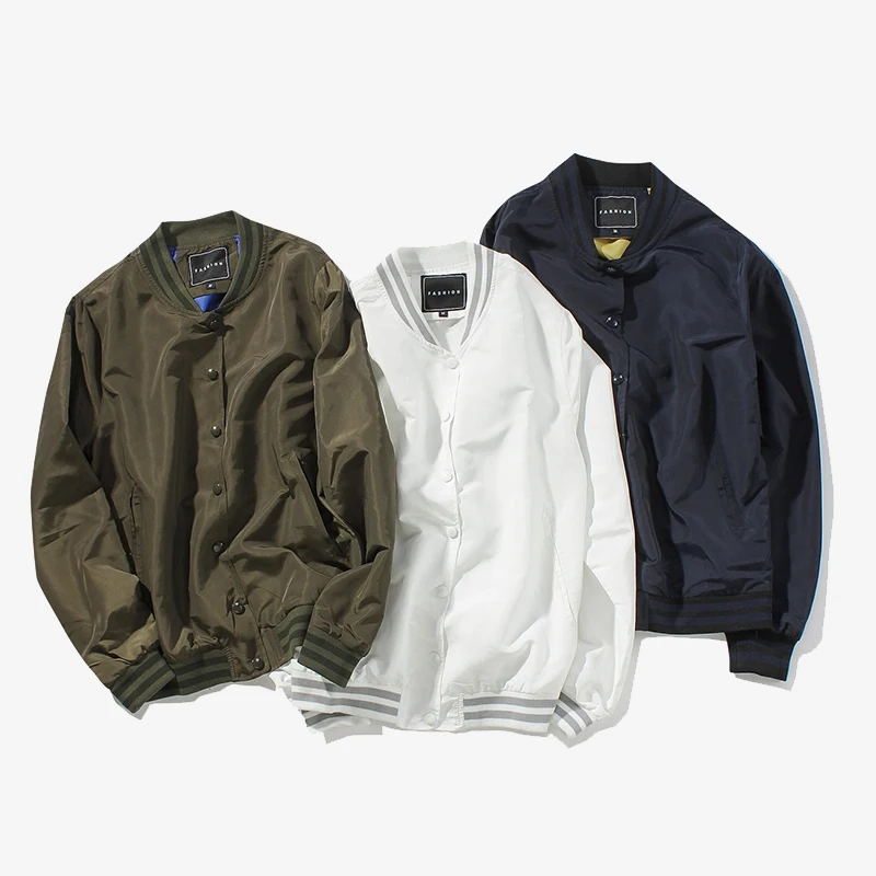 

2019 Mens Jackets Autumn Casual Coats Bomber Jacket Slim Fashion Male Outwear Mens Brand Clothing 5xl