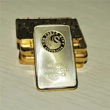 DHL free shipping 50pcs/lot, Non magnetic 24k gold plated perth mint australia bullion bar,replica gold bar Brass plated gold DHL free shipping 50pcs/lot, Non magnetic 24k gold plated perth mint australia bullion bar,replica gold bar Brass plated gold