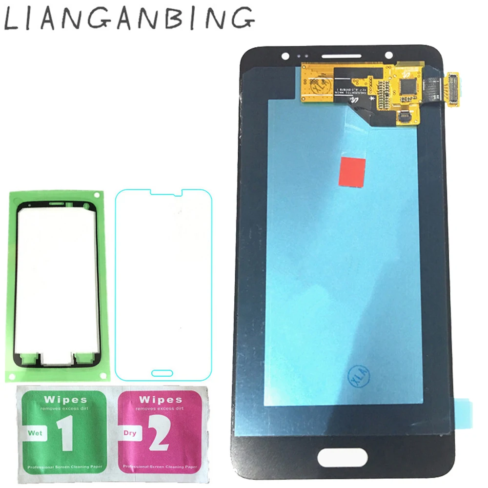 

New Super AMOLED LCD J5 2016 J510 J510F J510FN J510M Display 100% Tested Working Touch Screen Assembly For Samsung Galaxy J510