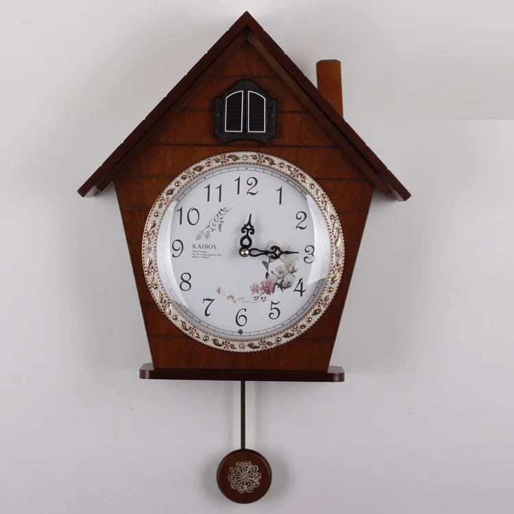 

FREE SHIPPING wall clock KAIROS cuckoo clock high quality / wooden cuckoo clock / time bird the photo wall clock