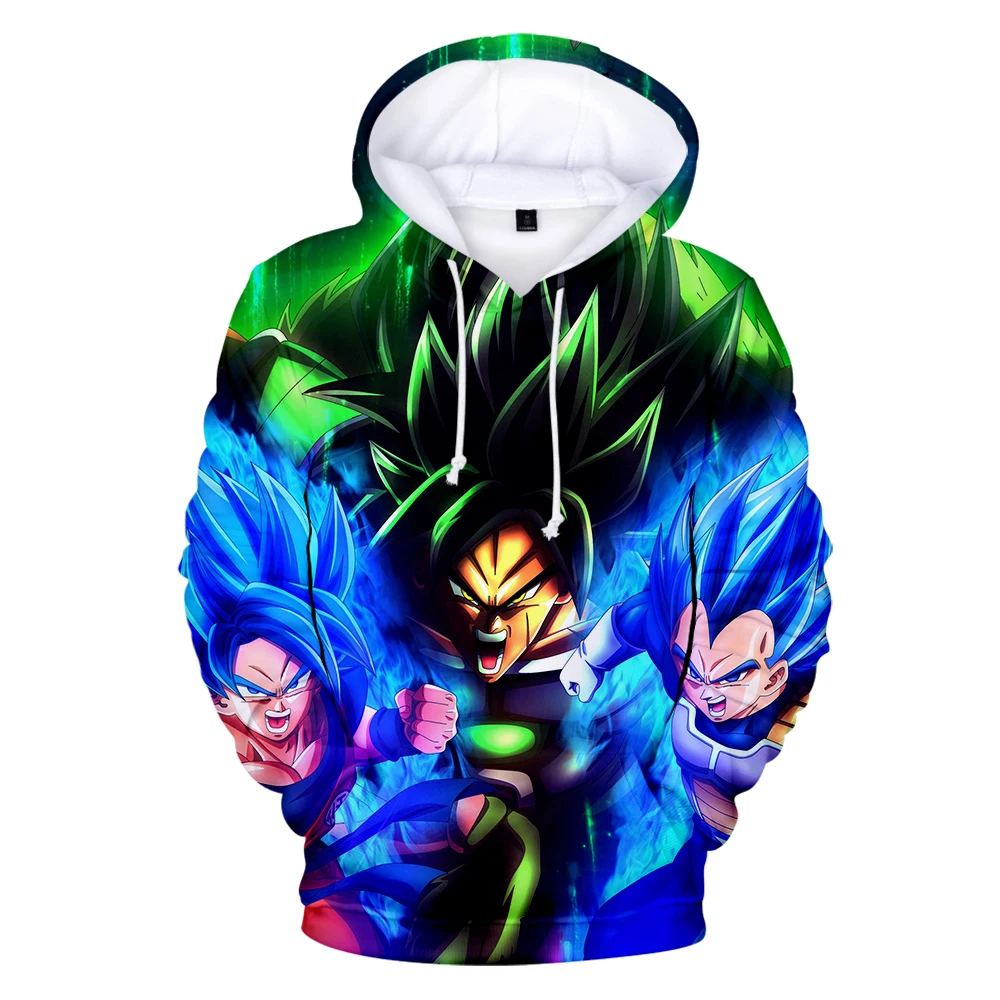 Хип хоп 3D Dragon Ball Супер Broly толстовки для мужчин/женщин куртка повседневная толстовка модная уличная одежда для мальчиков/девочек лоскутный пуловер