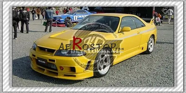 R33 GTS 400R и широкими колесами с пышной юбкой из углеродного волокна