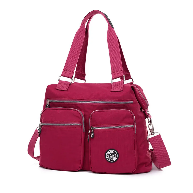 Women Simple Casual Handbags Quality Waterproof Capacity Messenger Bags