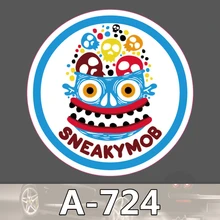 Bevle A-724 Hinterhältige Mob Wasserdichte Kühle DIY Aufkleber Für Laptop Gepäck Bike Refit Skateboard Auto Graffiti Cartoon Aufkleber