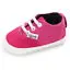 Для новорожденных дети мальчик для маленьких девочек Популярные Повседневное парусиновые кроссовки мягкая подошва малыш унисекс детская обувь Prewalker 0- 18 м - Цвет: Rose