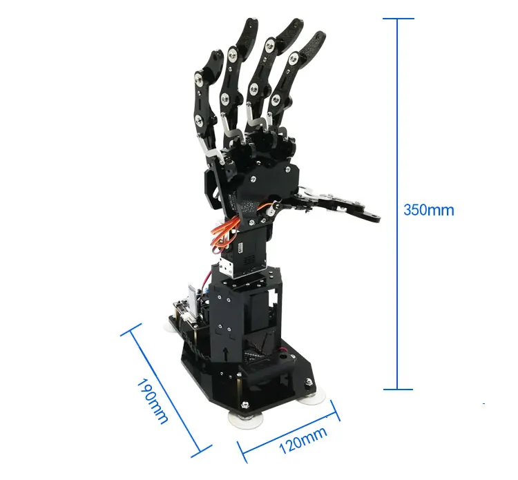 7 градусов свободы бионическая синхронизация Механическая ладонь Exoskeleton ношение соматосенсорной руки робота Diy Kit высокотехнологичные игрушки