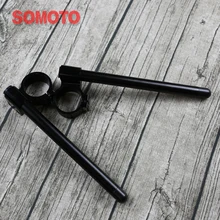 51 мм отдельно Винтаж мотоцикл рукоятка акустическая система ручной Кафе Racer зажим для мотоцикла на руль