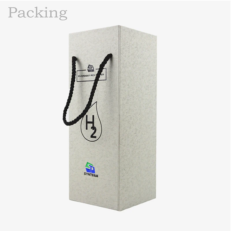 USB Перезаряжаемый водородный генератор воды PEM Щелочная бутылка воды ионизатор воды 380 мл и доступен для пластиковой бутылки WAC018