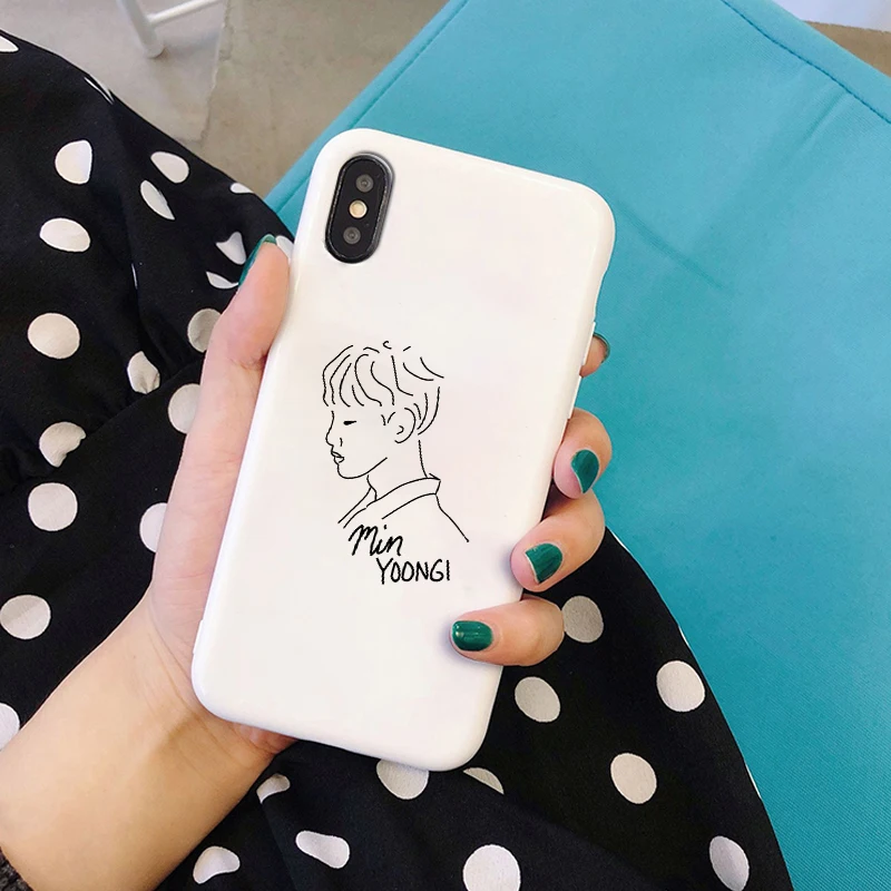 Euphoria Boys KPOP Mans мягкий силиконовый черный чехол для телефона чехол для iPhone 5 5S SE 6 6s 7 8 plus X Xs XR MAX kim namjun seokjin