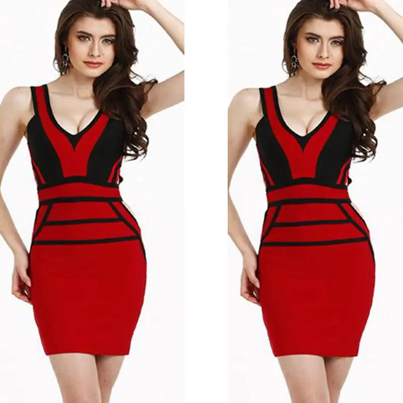 Buy Red Women Sexy Birthday Party Dresses Nightout 