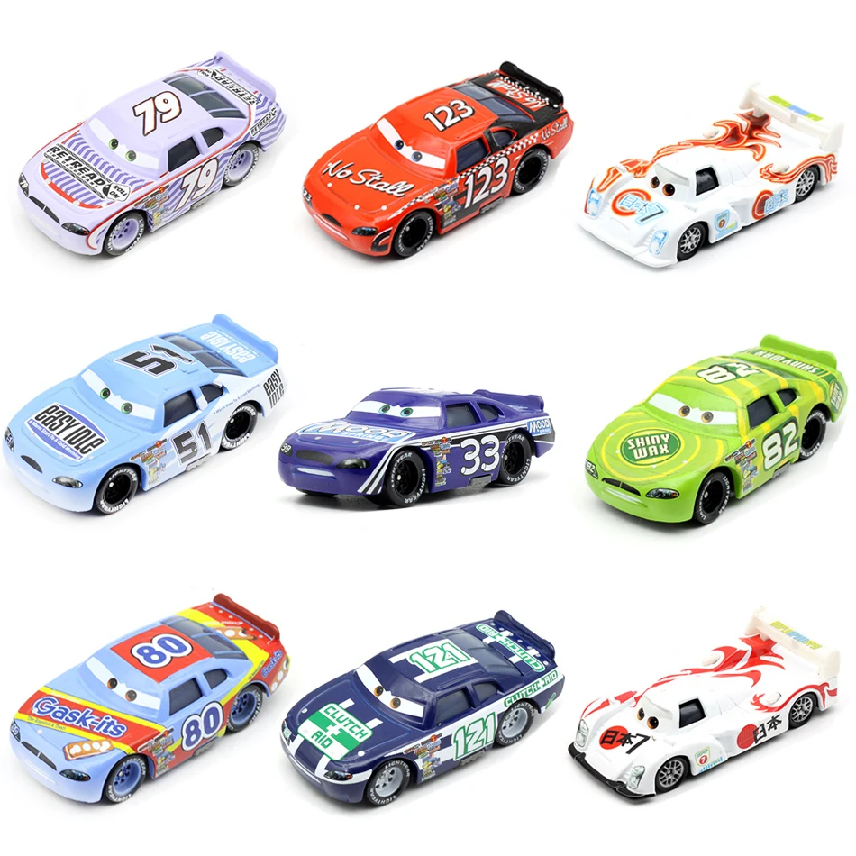 Disney Pixar Racing Cars 2 3 Toys Lightnig McQueen Mater Jackson Storm Ramirez 1 55 Diecast