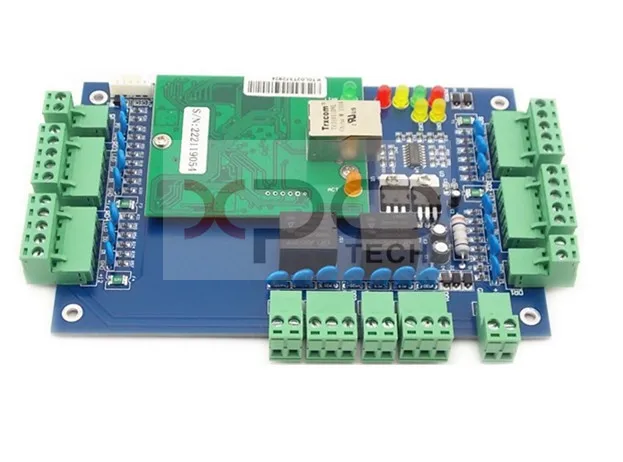 Web.2002 Built-in IE Browser 2 Doors TCPIP Rfid Access Control Board with PC Software and Mobile APP-4