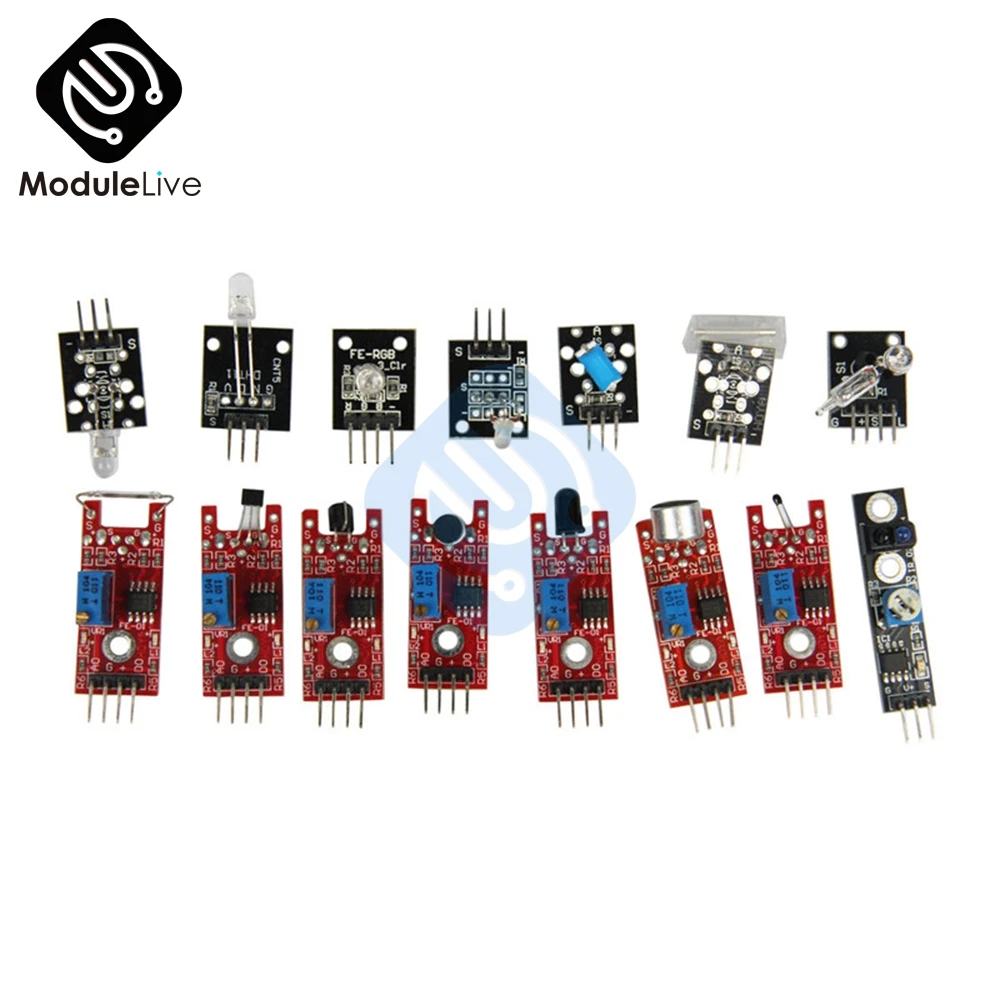 Комплект модулей датчиков Ultimate 37 в 1 для Arduino MCU образование Raspberry Pi|kit for arduino|kit kitskit