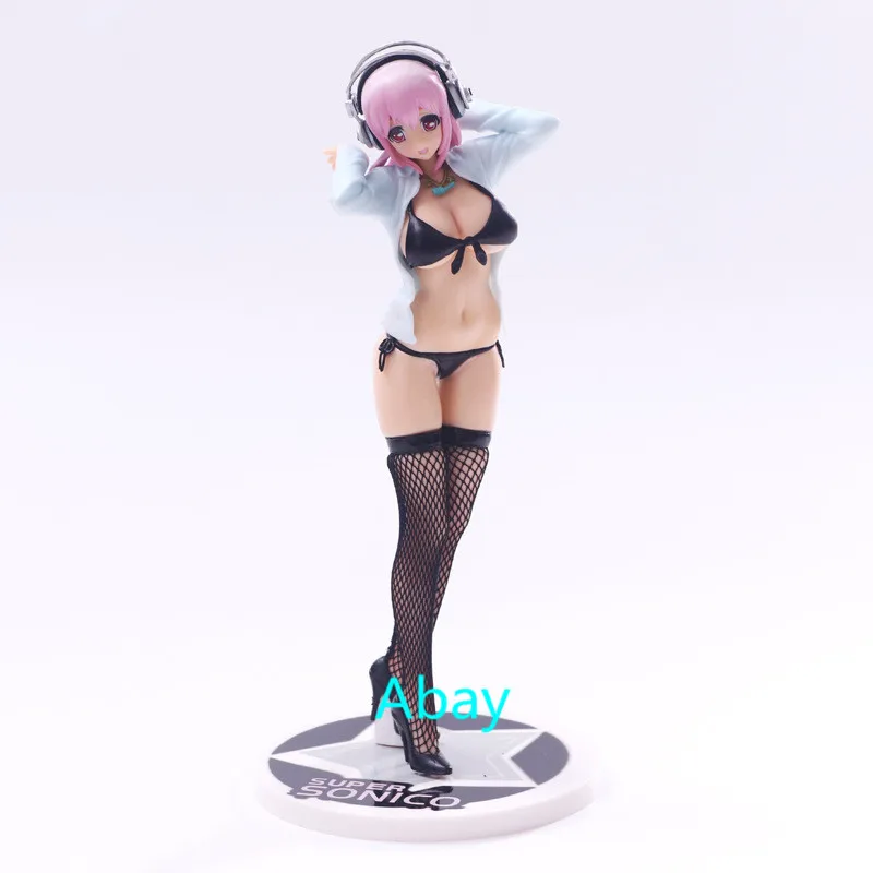 

SUPERSONICO niko SUPERORBITAL Her Majesty the Queen Virtual Singer Sexy Figures Black swimsuit PVC Action Figure Toy BOX 23CMJ36