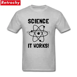 Любовь науки физики Графический футболки Для мужчин футболка с короткими рукавами натуральный хлопок футболка с круглым вырезом для