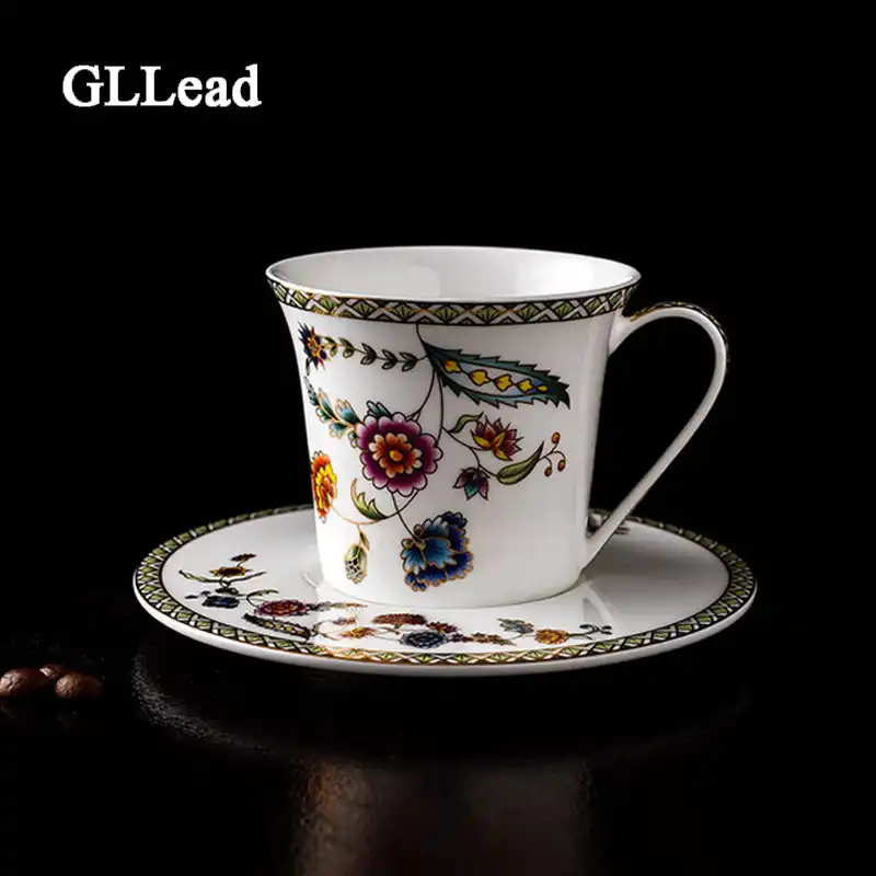 Gllead British Clic Bone China Teacup European Coffee Cups Bone China Teacup European Coffee Cups