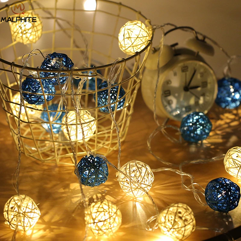 

LED Star Lamp string Takraw small night light bedroom decoration star Light girl heart Romantic small lantern lighting fixture
