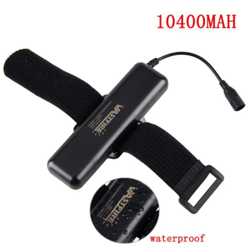 Waterproof Bike Light Power Source 8.4V 10400mAh Battery Pack Bicycle Lamp External Battery for Cycling Lamp