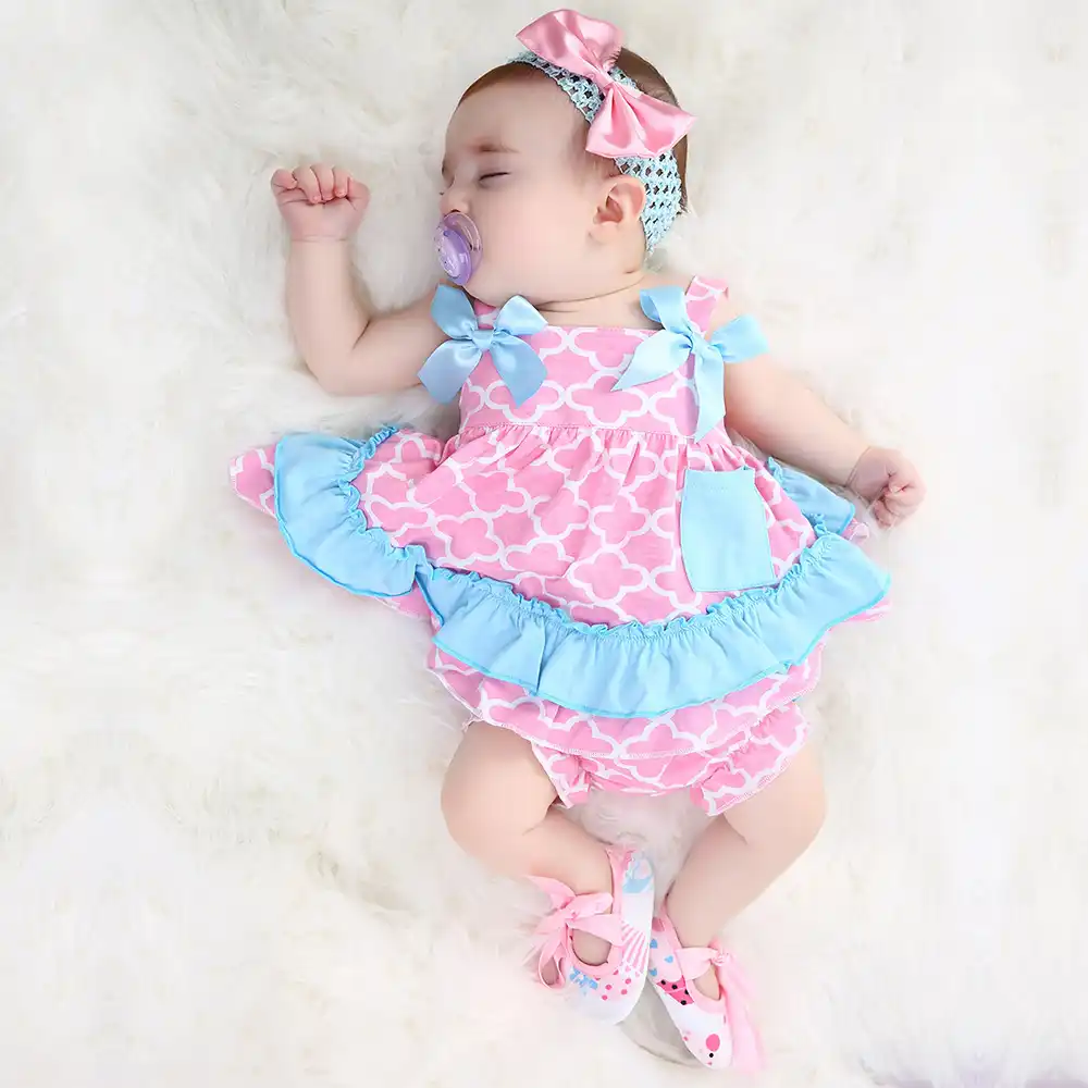 2018 Summer Baby Clothing Newborn Baby Girl Clothes Dress Infant Sling