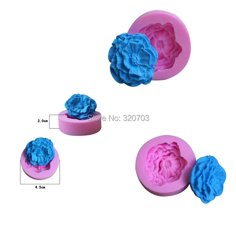 

1PCS Small Size, Rose Shape Silicone Cake Tools, Fondant Mold, For DIY Cake Decorating, C0102