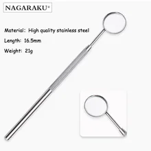 NAGARAKU проверочное зеркало из нержавеющей стали для наращивания ресниц профессиональный инструмент для макияжа стоматологические зеркала инструменты для макияжа губ