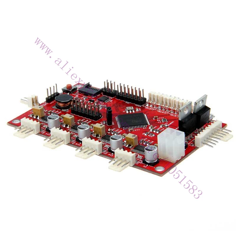 Новая версия Reprap Printerboard AT90USB1286(наборы электроники) 3D Принтер Панель управления материнская плата на Gen6 Prusa Mendel