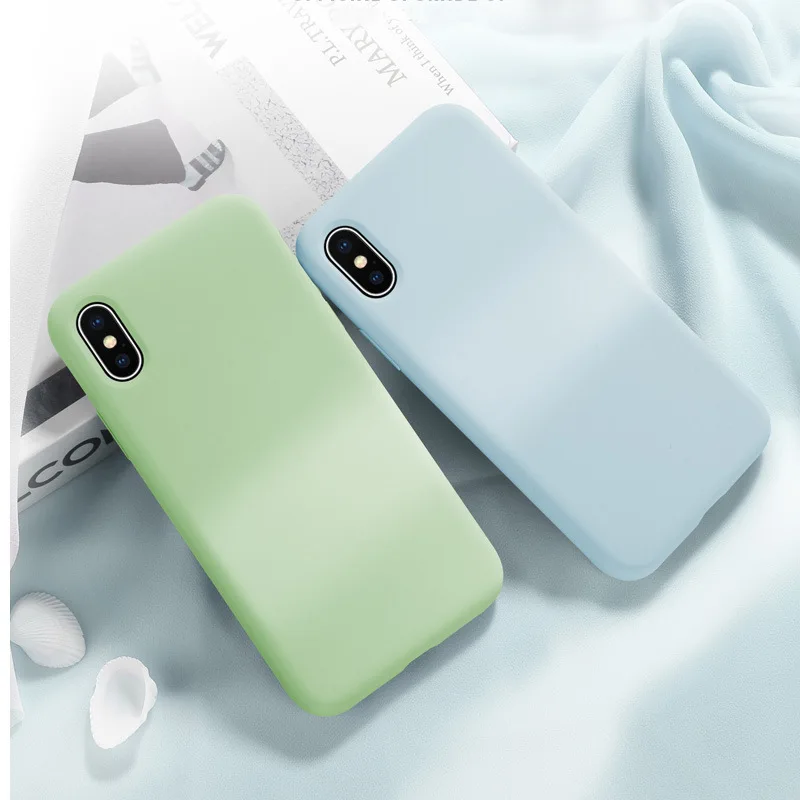 

Soft Liquid Silicone Case For Samsung Galaxy A10 A20 A30 A40 A50 A70 M10 M20 M30 J4 J6 J8 A6 2018 Note8 9 S8 S9 S10 Plus S10e.