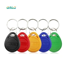 100 шт EM4100 125 кГц удостоверение личности rfid-брелок теги llavero порта Chave карты Стикеры брелок Token Ring близость чип