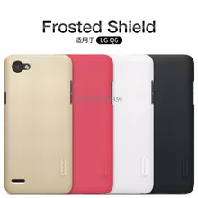 Для LG Q 6 q6a чехол LG q6 чехол Nillkin Super Frosted Shield жесткий матовая задняя крышка телефона чехол с бесплатная защита экрана